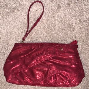 NWOT Sparkly soft wristlet